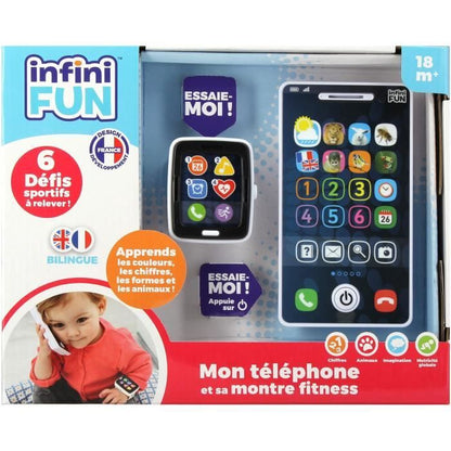 Phone and Watch - KD - My Phone and Fitness Watch - Realistic Imitation for Toddlers