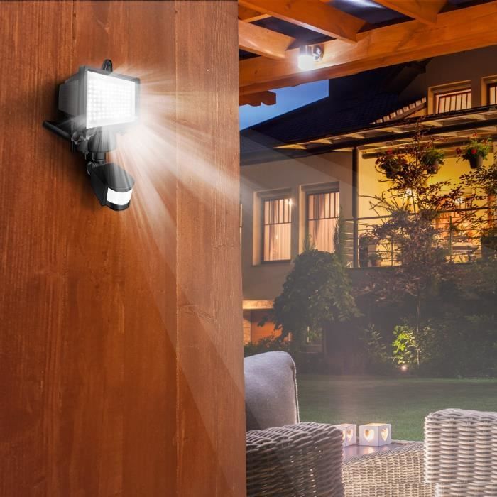 LUMI JARDIN Cooper Black solar floodlight - H 22 cm - Black