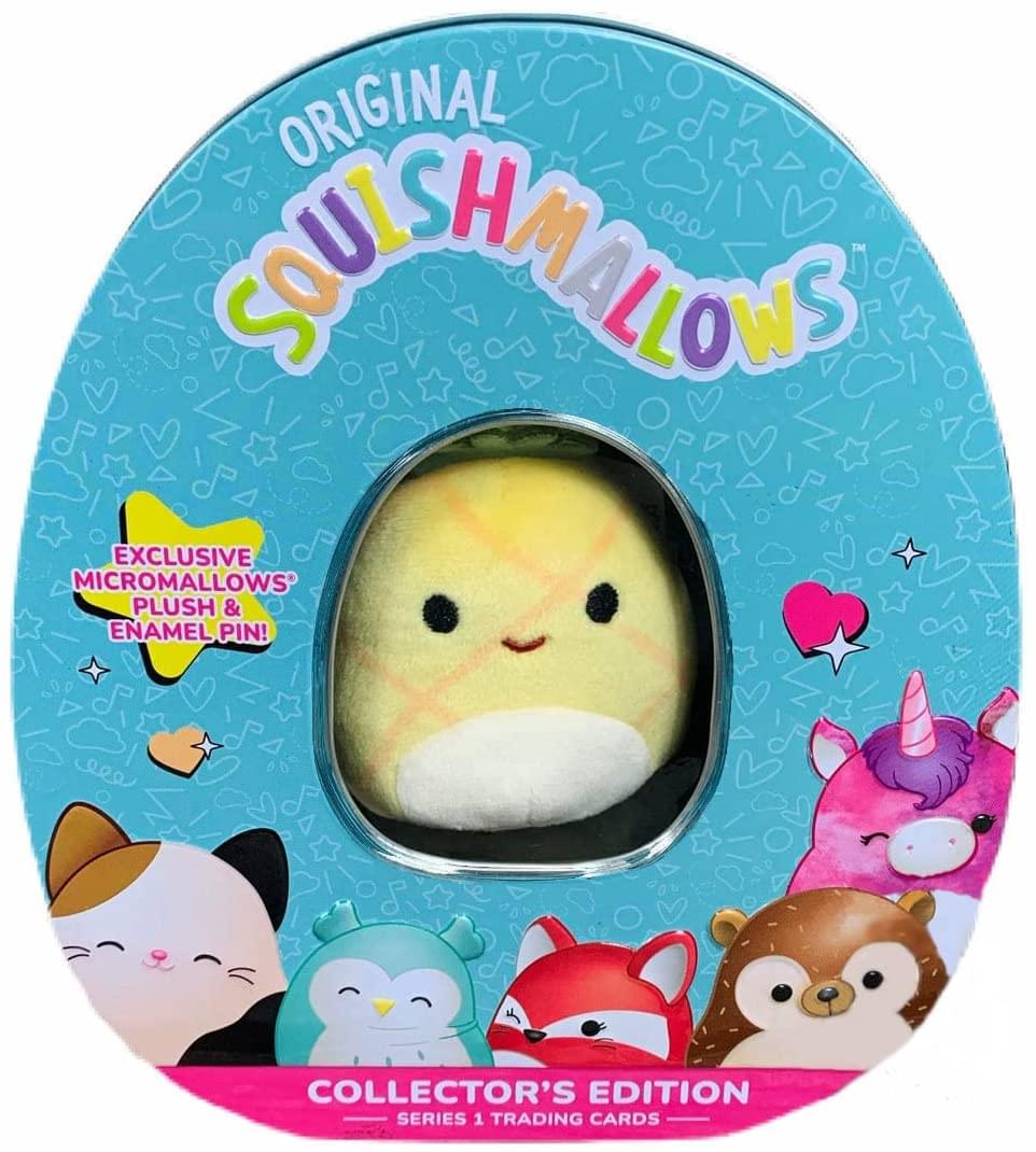 Squishmallow Trading Card Collector Tin Series 1 | Maui The Pineapple