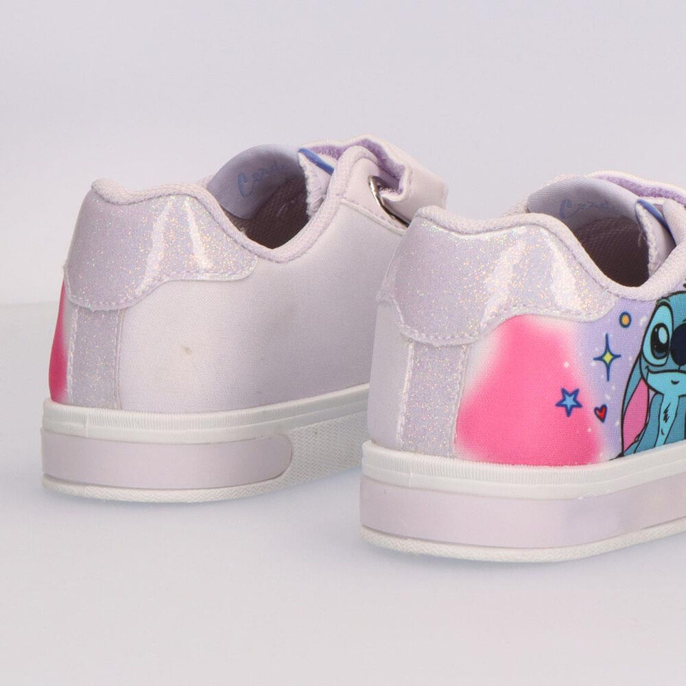 Disney Stitch canvas trainers with ligths