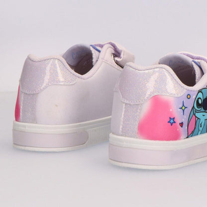 Disney Stitch canvas trainers with ligths