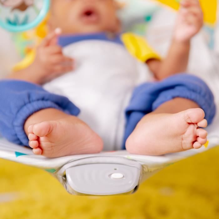 BRIGHT STARTS Baby bouncer - vibrating - safari fun 