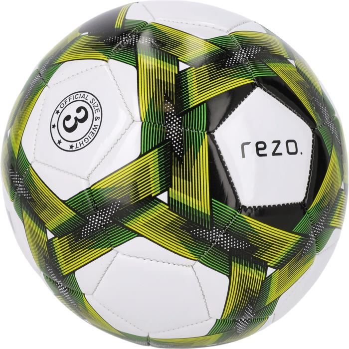 Soccer ball - REZO - PVC - Size 4 - Two-tone yellow - Durable