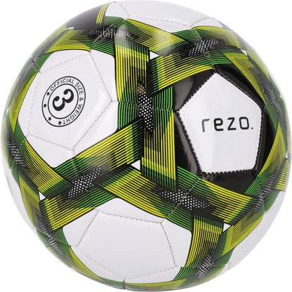 Soccer ball - REZO - PVC - Size 4 - Two-tone yellow - Durable
