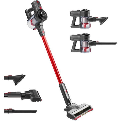 H.Koenig UP600 - Broom vacuum - Autonomy: 35 min - 22.2 V - 2 speeds - Power 120W - 3 Accessories - 0.8L