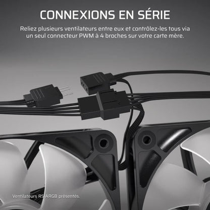 PWM Fan 120mm - CORSAIR - RS120 - White
