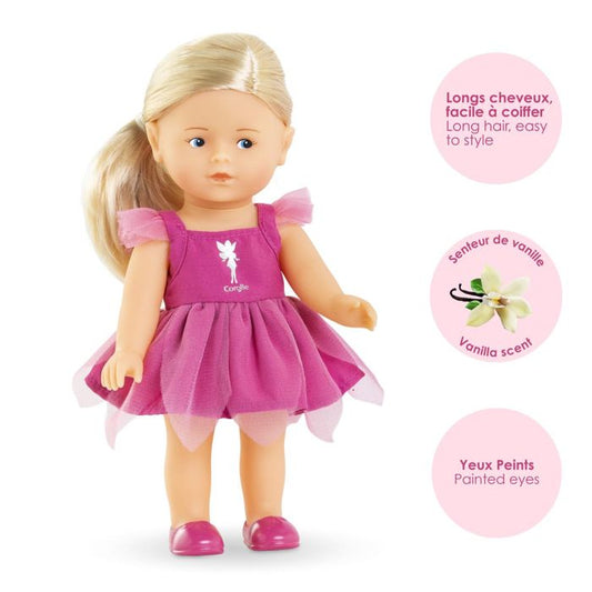 Mini Corolline Box Set - Corolle - Rosy Fée - Vinyl Doll - Fairy Dress - Butterfly Wings