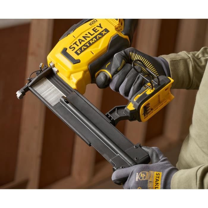18Ga Finishing Nailer - 18V - 16 to 50 mm Nails - LED - V20 Range - STANLEY FATMAX, SFMCN618B-XJ