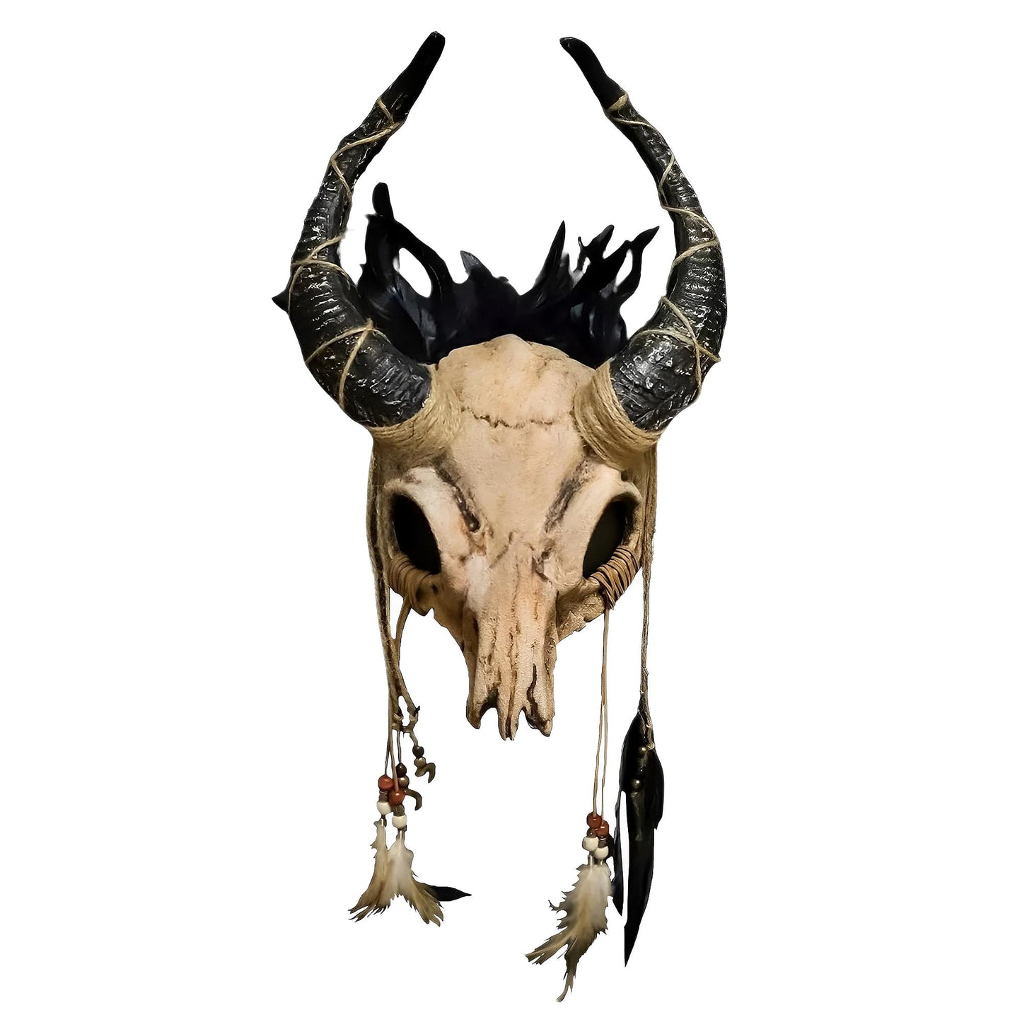 Horned Demon Animal Skull Adult Costume Mask