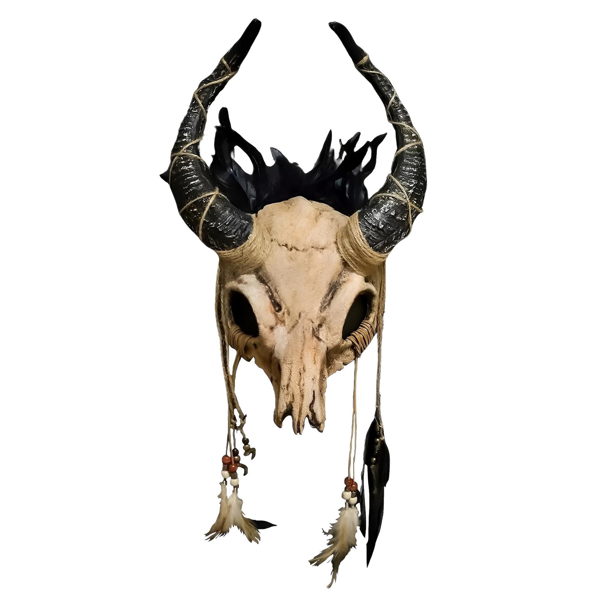 Horned Demon Animal Skull Adult Costume Mask