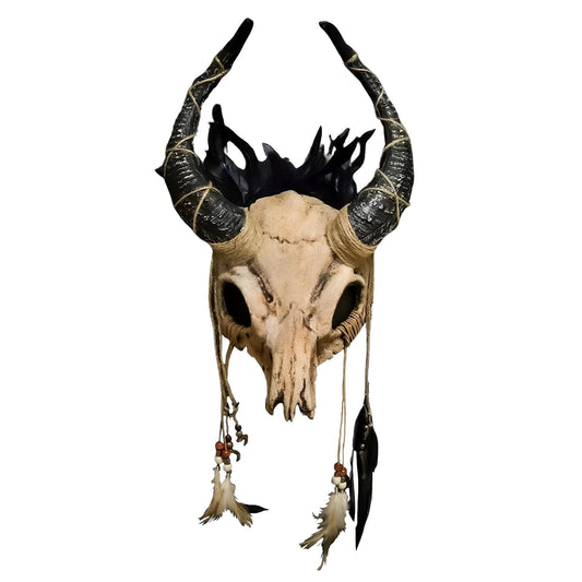 Horned Demon Animal Skull Adult Costume Mask
