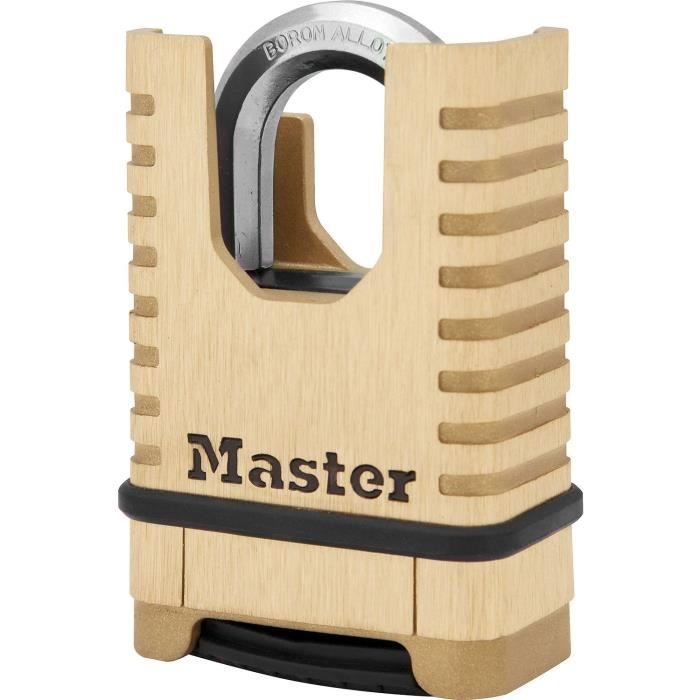 MASTER LOCK High Security Solid Brass Padlock [Protected Shackle] [a Combination] M1177EURD