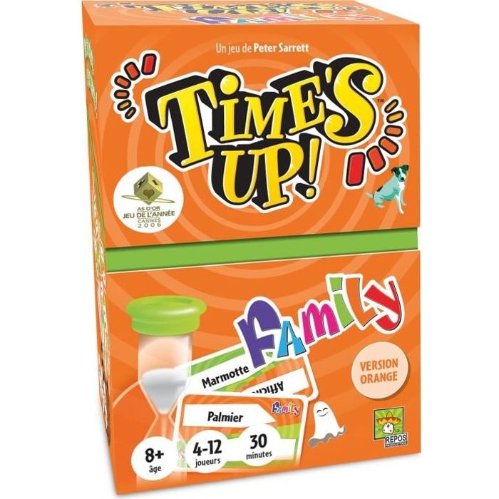 ASMODEE - Time's Up Family - Orange Version - Board Game