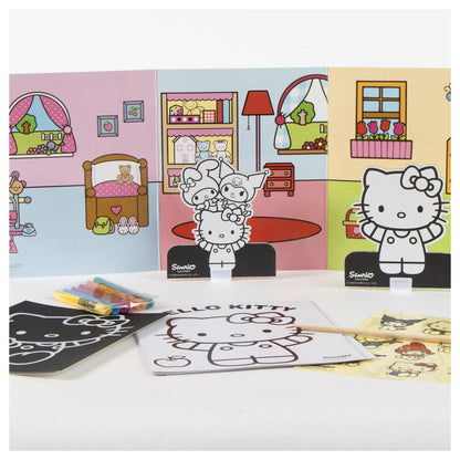 Hello Kitty and Friends Colouring bag set