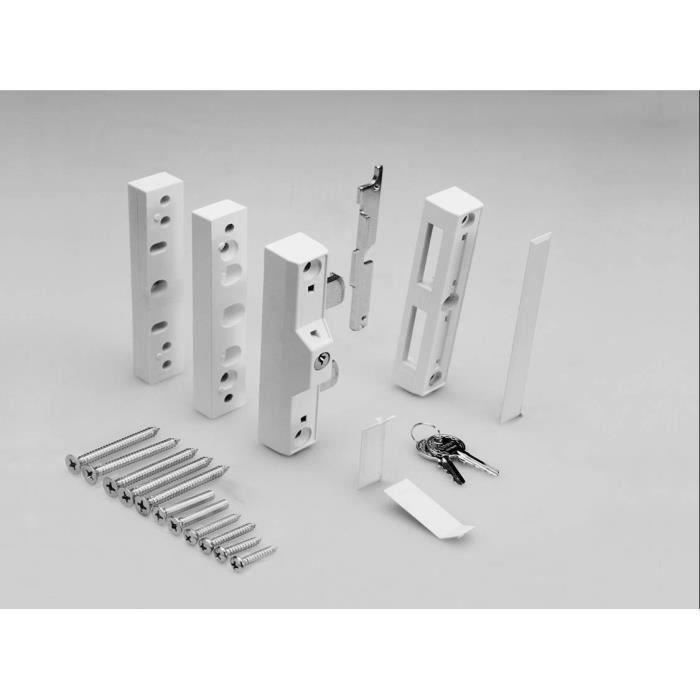 Lock - ABUS - FTS3002 S KA AL0125 - Security for aluminum, wood, plastic windows - Key required only for opening