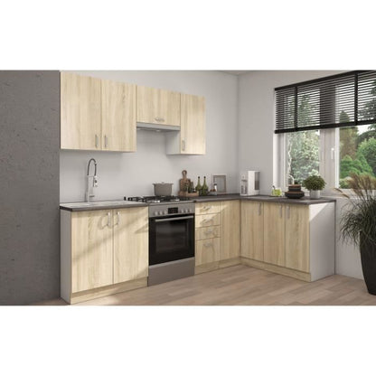 SARA hood cabinet - Sonoma oak decor - L60xD31xH71.5 cm - Made in Poland