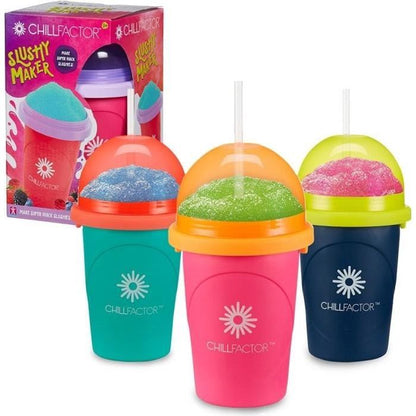 Chillfactor Granita Mug - Bandai - Random Color Blue, Pink or Green - Comes with Straw