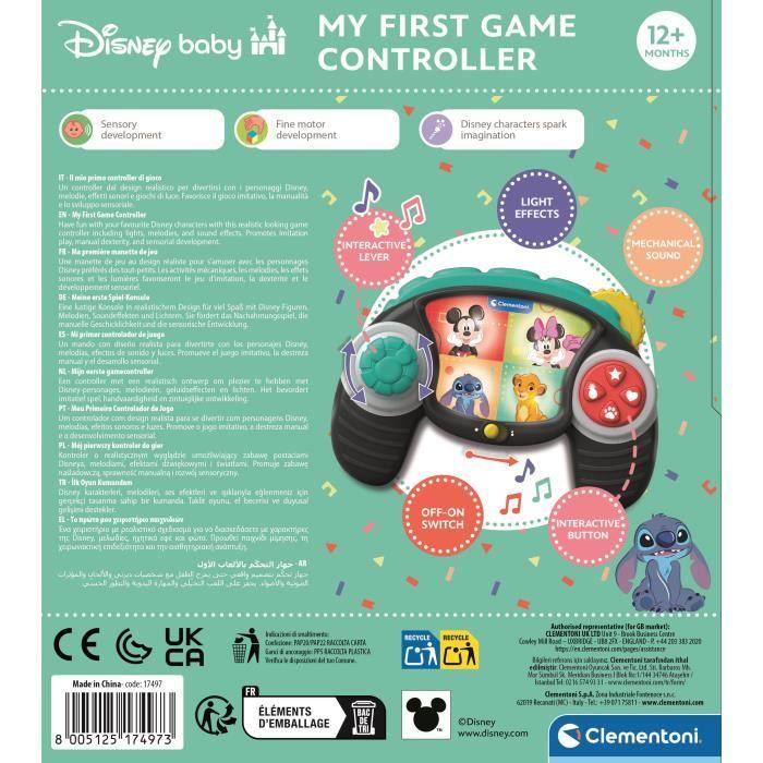 CLEMENTONI - Gamepad - Disney