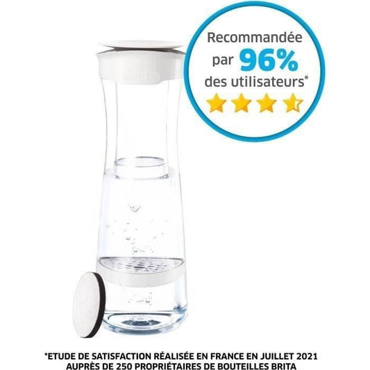 BRITA Filter bottle FILL & SERVE Graphite + 1 spare disc