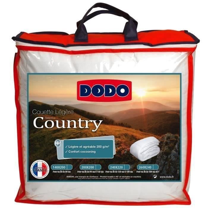 Dodo Country Légere Duvet - 200 x 200 cm - White