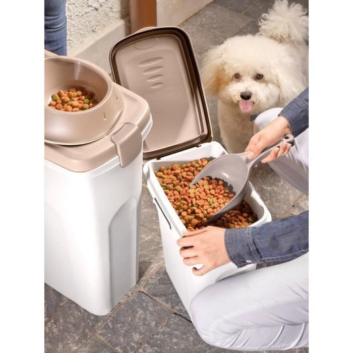KERBL - Container - - Petfood - Brown/white - 25l