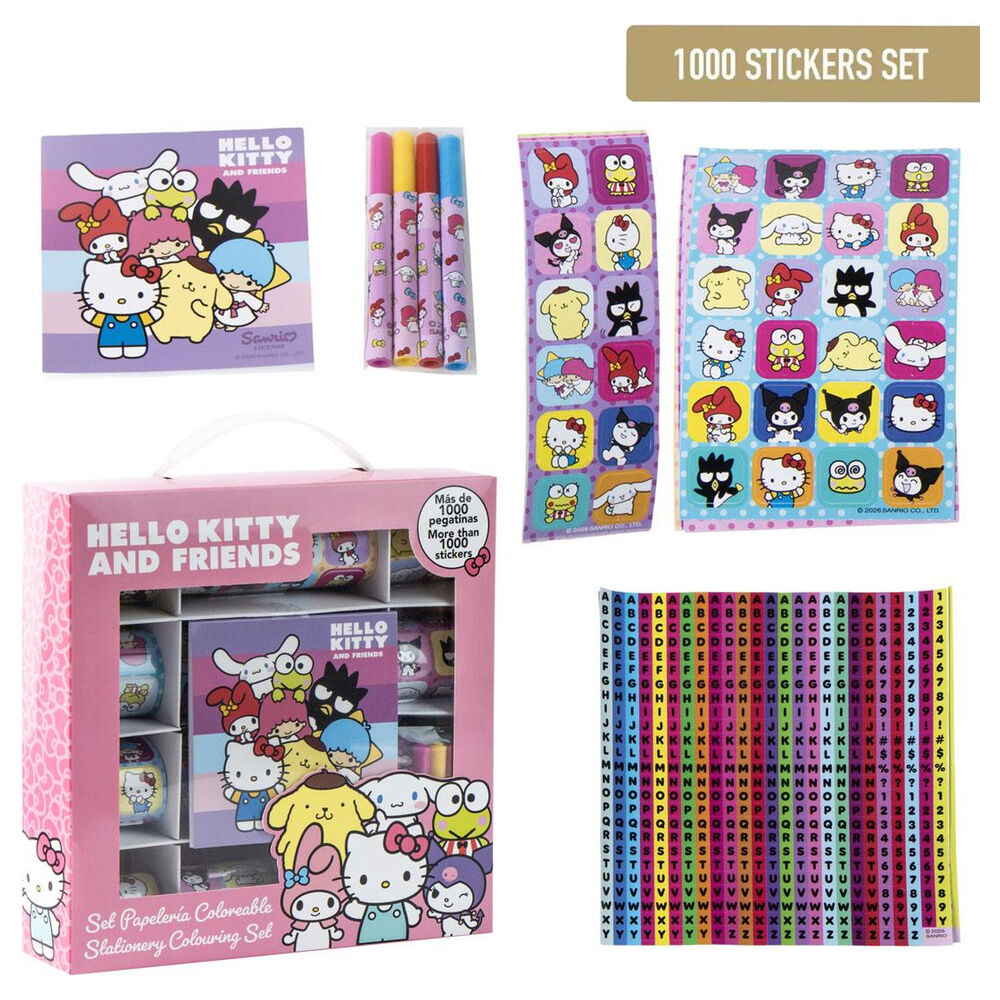 Hello Kitty and Friends set stickers 1000pcs
