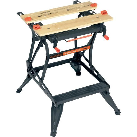 Black+Decker Establi Estau Poldable Format 226mm WM550-XJ 2 bamboo jaws, maximum load of 250 kg