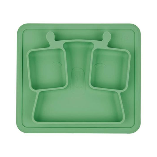 Badabulle Non-slip divided plate, 4m+