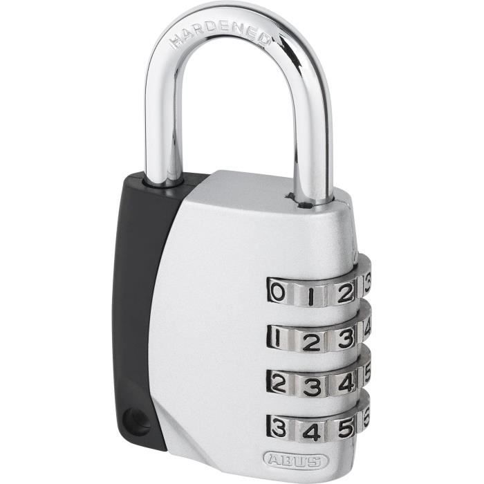 Combination padlock - ABUS - 155/40 B/DFNLI - Steel shackle - Customizable three-digit numeric code