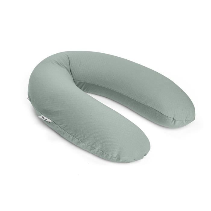 doomoo Maternity Pillow and Nursing Pillow Buddy, Ultra Comfort, Oeko-Tex Certified, Tetra Jersey Green