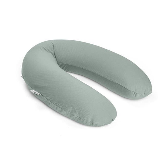 doomoo Maternity Pillow and Nursing Pillow Buddy, Ultra Comfort, Oeko-Tex Certified, Tetra Jersey Green