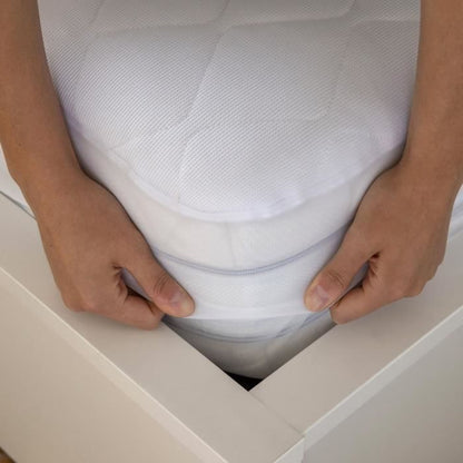 Heated Mattress Topper - Imetec - 1 Place Adapto Maxi 195x90 cm - 6 Temperatures - Hypoallergenic Fabric - Constant Temperature