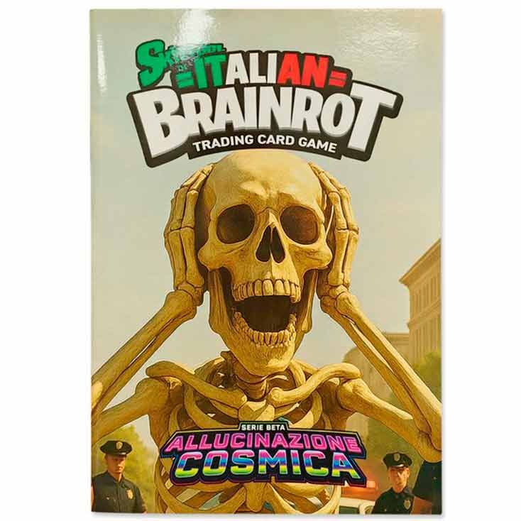 Italian Brainrot Series 2 Allucinacion Cosmica Album + Pack of 7 collectible cards