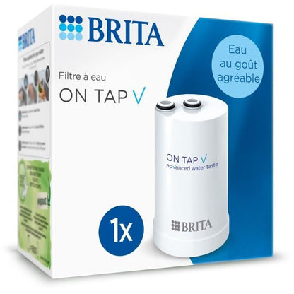 Pack 1 Water Filter - BRITA - ON TAP V - 600 L of filtered water / 4 months - Compatible with ON TAP V tap filtration system