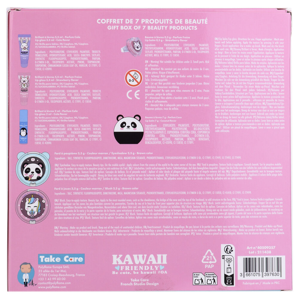 Kawaii Set 7 beauty products