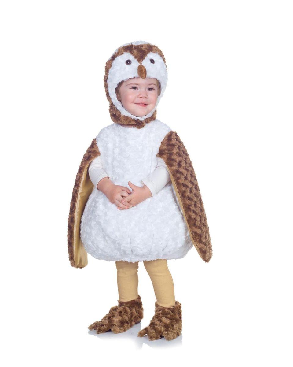 Belly Babies White Barn Owl Costume Child Toddler Large 2T-4T