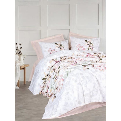 Bedding set - 1 duvet cover 220 x 240 cm + 2 pillowcases 60 x 60 cm - 100% cotton - Beige