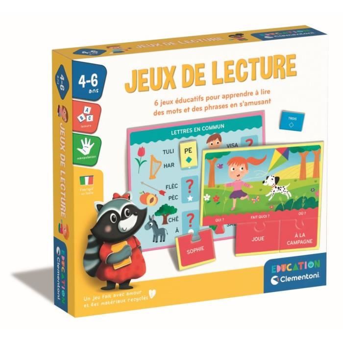 Clementoni - Reading games box set - Association and recognition games - From 4 years old