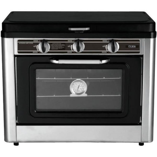 Combined oven/2 burner camping stove - INCASA - 016463