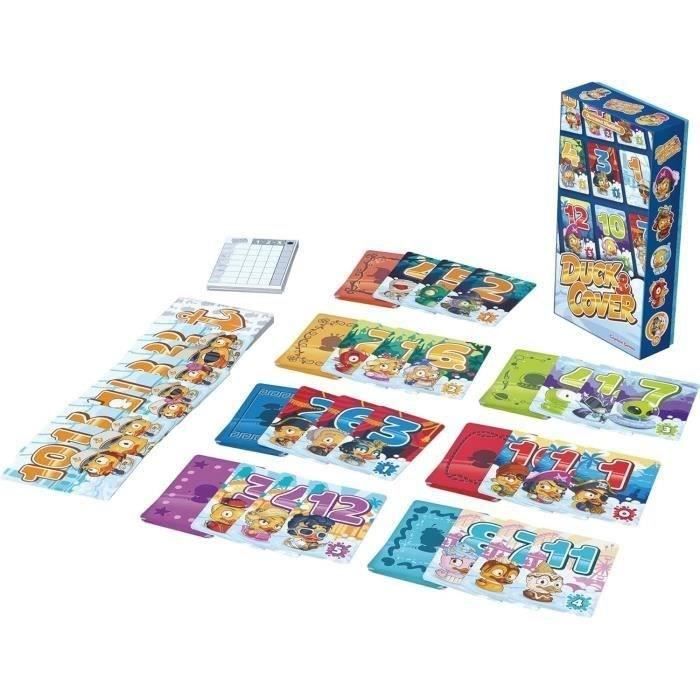 Duck & Cover - Captain Games - Card Game 8 Years+ - 2 to 7 Players - 20 Minutes - Asmodee