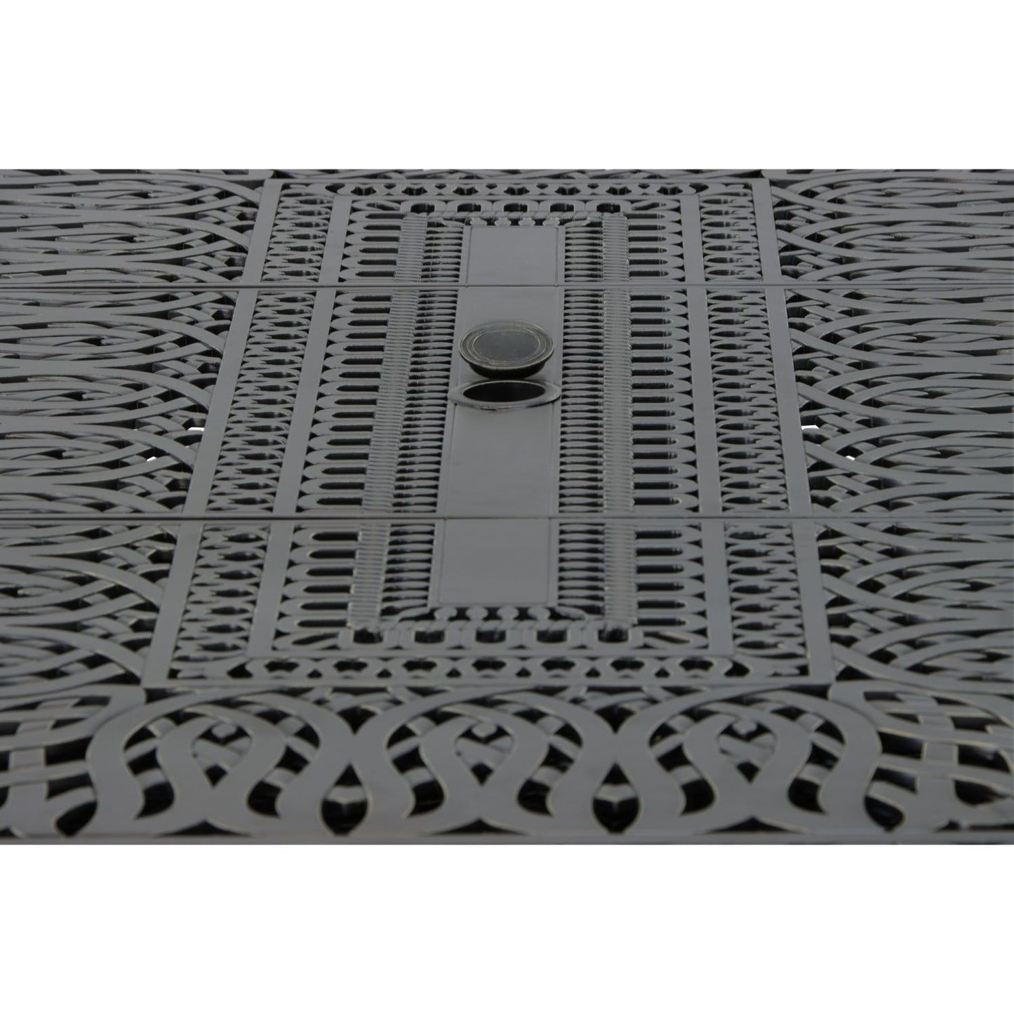 Elisabeth 132X48 Aluminum Rectangular Extension Table