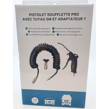 Blow gun - HTC EQUIPEMENT - Professional air - 5 M hose - 13 KG/cm2