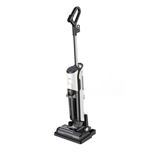 BEKO VCW70340W - 3 in 1 Mop Vacuum Cleaner - Steam Option - 300 W - 1400 W Steam - 2 Tanks - LED Display - White and Black