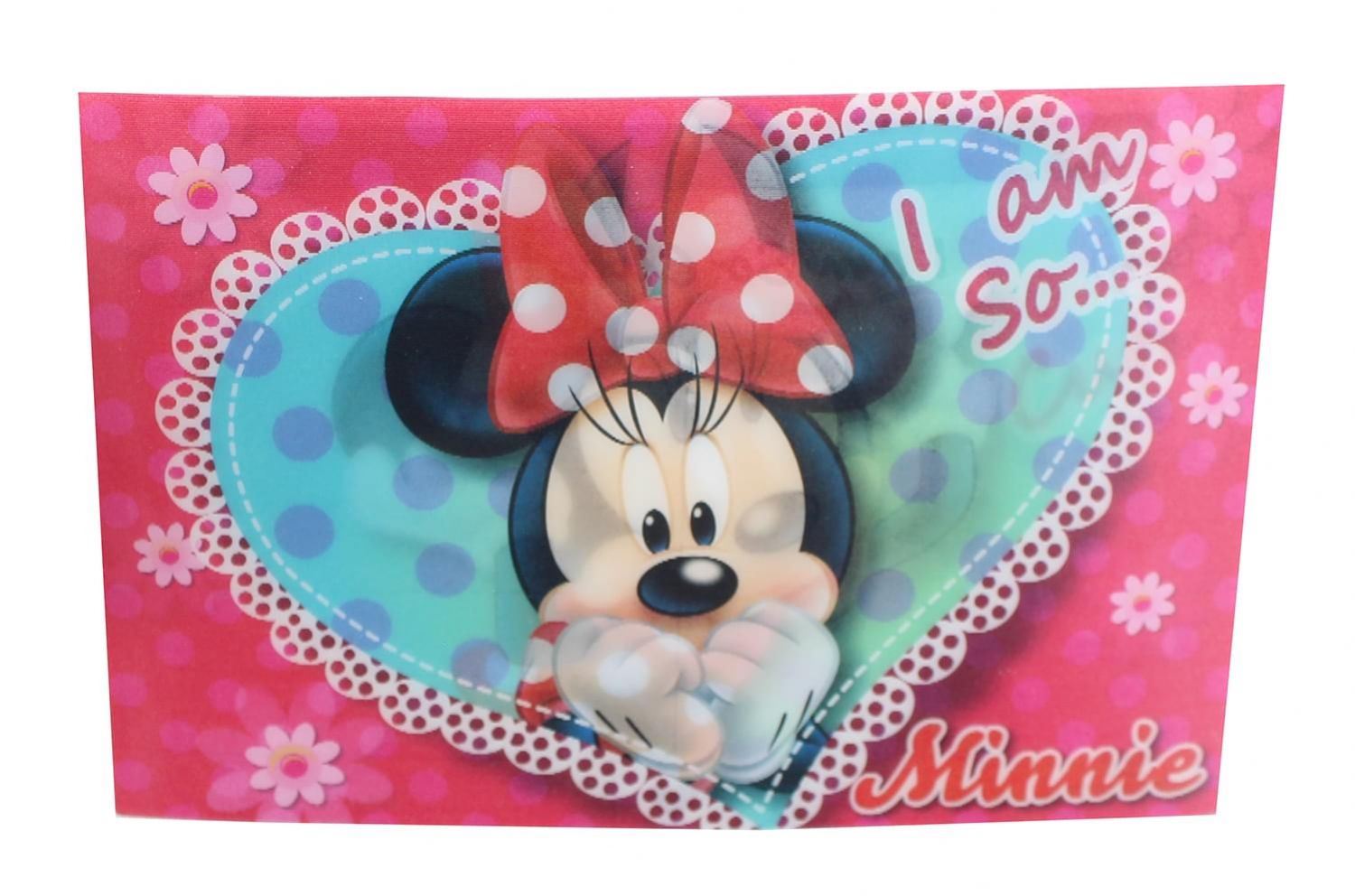 Disney Minnie Mouse 3D Motion Picture Card Magnet