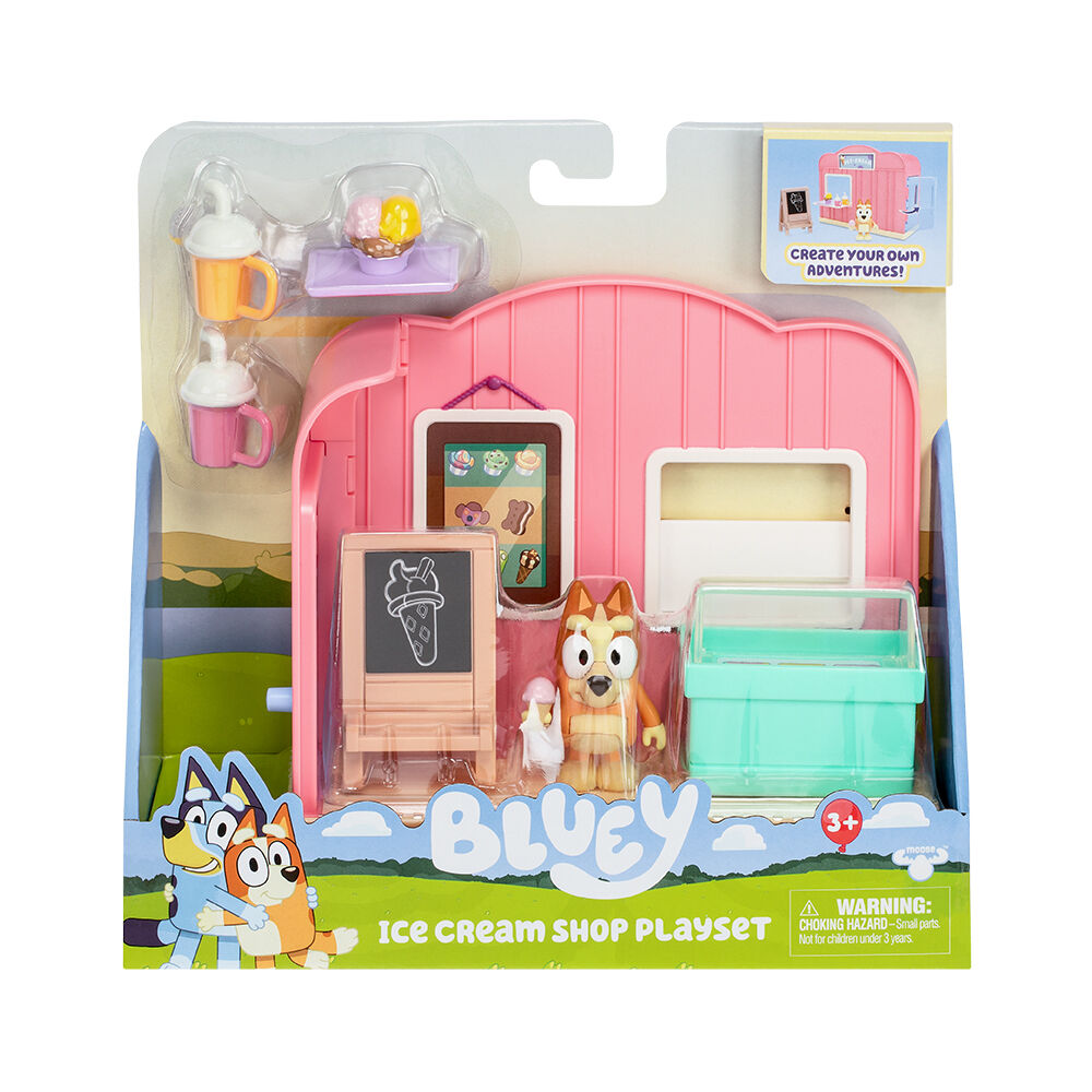 Bluey Ice Cream Shop Mini playset assorted