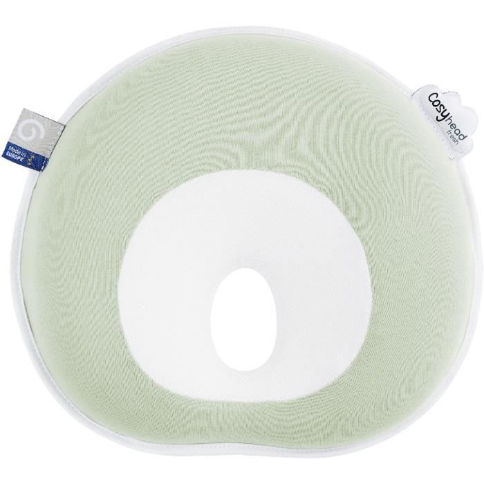 Baby headrest - BABYMOOV - Cosyhead - Baby morphology - Oeko-Tex certified organic cotton - Fresh Sage Green