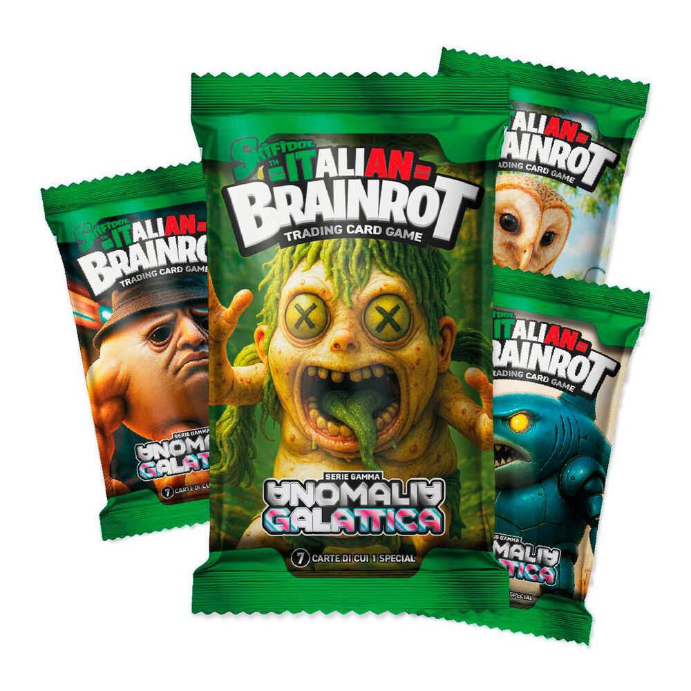 Italian Brainrot Series 3 Galactic Anomaly Album + Pack of 7 collectible cards