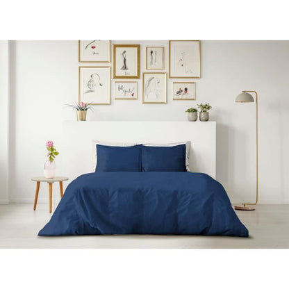 LOVELY HOME DUVET SET - 220x240 cm - 100% COTTON - BLUE
