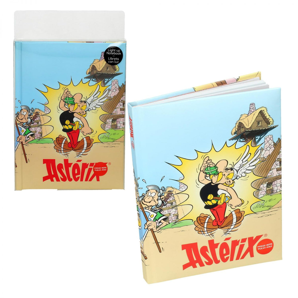 Asterix Potions Light-Up Notebook