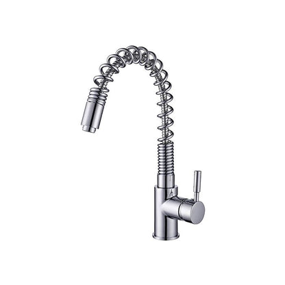 Rousseau Tikiki kitchen mixer - without shower - chrome